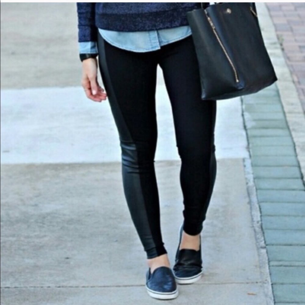 Club Monaco Amaya Pants Size 6 Faux Leather